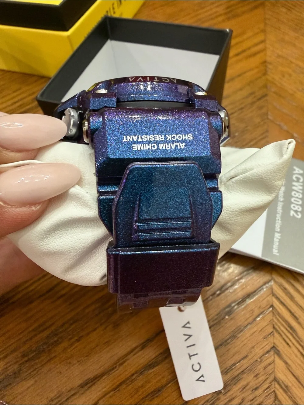 Invicta Activa Purple-Blue Iridescent Digital Sport Watch